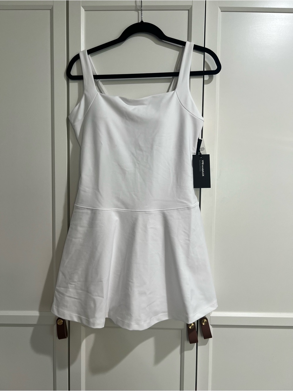 YPB Abercrombie NWT SculptLUX Square Neck Athletic Dress